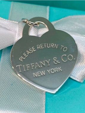 Tiffany & Co. Large Return to Tiffany Heart Charm  Sterling Silver NWT